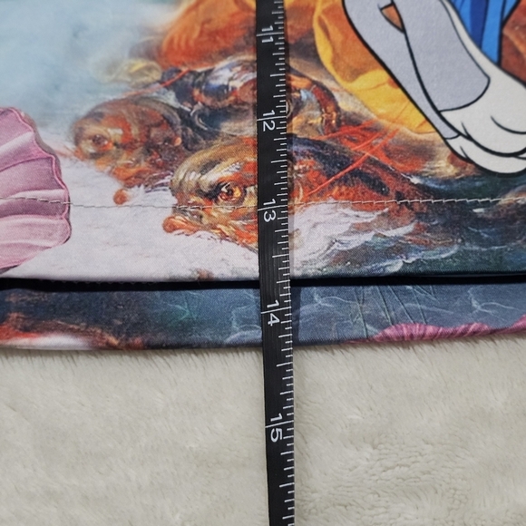 Looney Tunes “Be A Queen” Satin Mini Skirt–Drag Graphic, High Waist, Hidden Zip - Picture 12 of 13